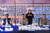 Fantastis! Narkoba Rp71,5 Miliar Dimusnahkan, 132 Ribu Jiwa Diselamatkan