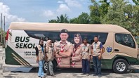 Pelajar Pekanbaru Bisa Tersenyum, Bus Sekolah Gratis Akhirnya Beroperasi