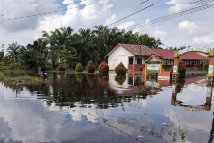 Banjir Meluas, Inhil Tetapkan Status Tanggap Darurat 14 Hari