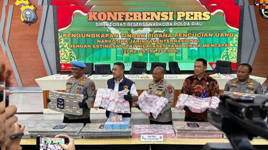 Sindikat Narkoba Internasional Dibongkar di Riau, Polisi Sita Aset Rp15 Miliar