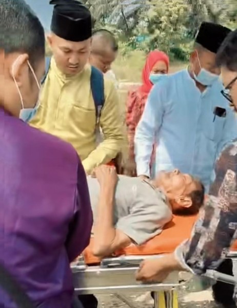Lansia Terlantar di Tanjung Rhu Diselamatkan Dinsos Pekanbaru