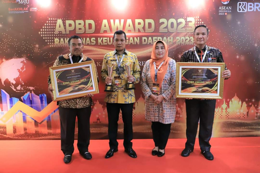 Pemko Pekanbaru Borong Dua Penghargaan di APBD Award 2023