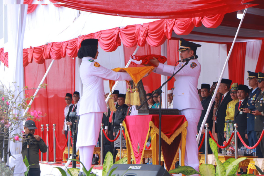 Duplikat Bendera Pusaka Merah Putih Berkibar Sempurna, Pj Wali Kota Risnandar Bersyukur