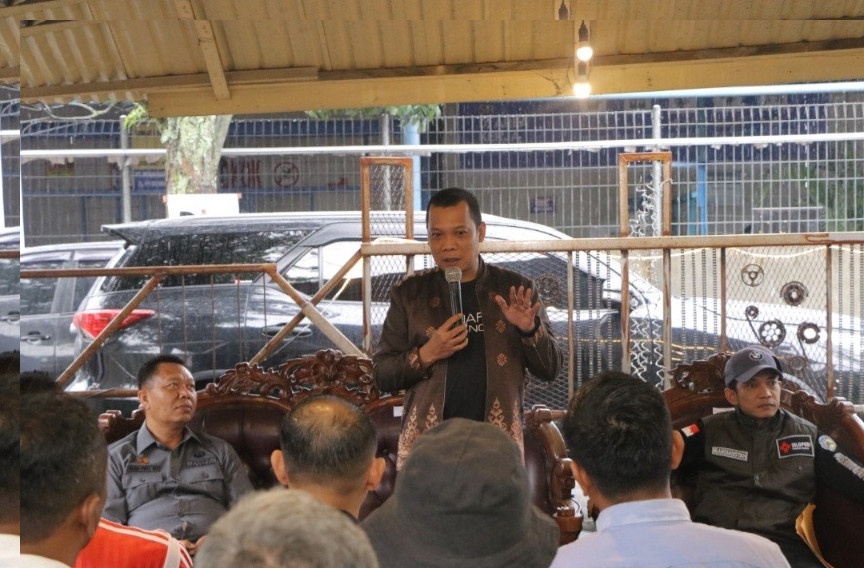 Kepala Dinas Perkim Hadiri Peletakan Batu Pertama Pembangunan Drainase Binawidya