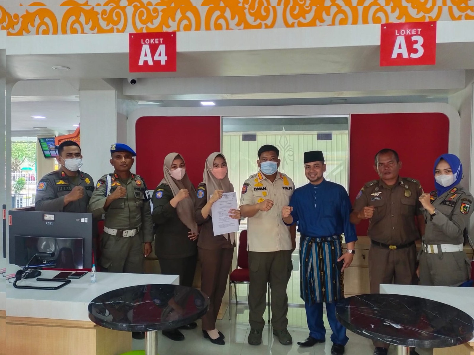 Temukan Pelanggaran Perda, Masyarakat Silahkan Lapor Kegerai Satpol PP di MPP Pekanbaru