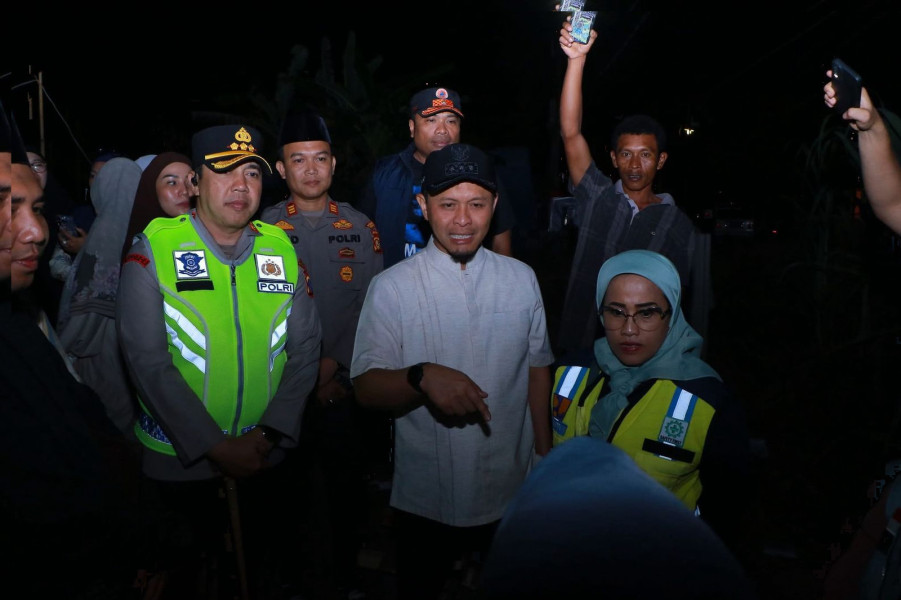 Tinjau Lokasi Banjir di Rumbai, Walikota Pekanbaru Dapati Sejumlah Kabel PLN Dicuri OTK