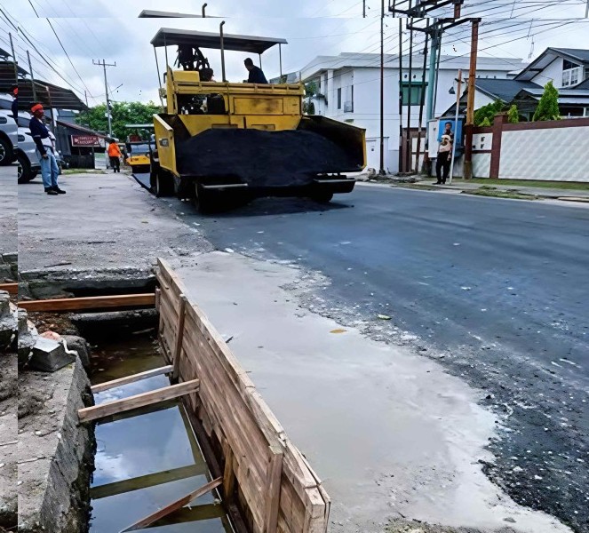 Pemko Pekanbaru Benahi Jalan Sekolah Secara Menyeluruh