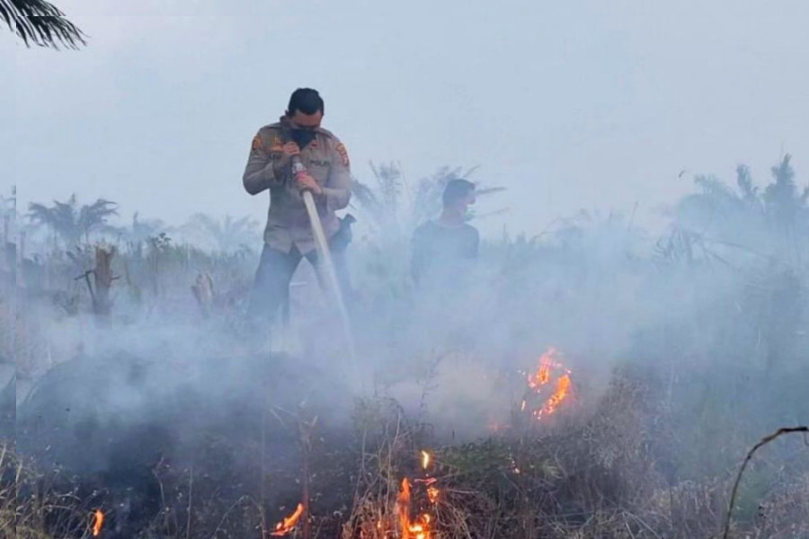 Polda Riau Tetapkan 7 Tersangka Karhutla, Luas Lahan Terbakar 1.500 Ha