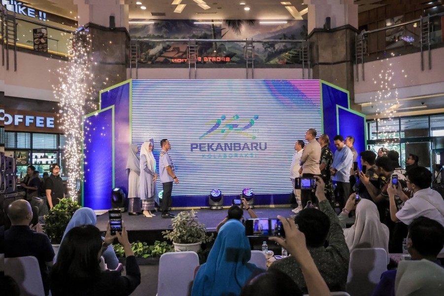 Wako Agung Luncurkan Logo HUT Pekanbaru ke-242, Usung Semangat Kolaborasi Untuk Kemajuan Kota