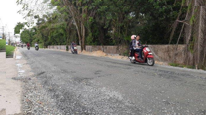 Akhir November, Overlay Jalan Bangau Sakti Tuntas Dikerjakan