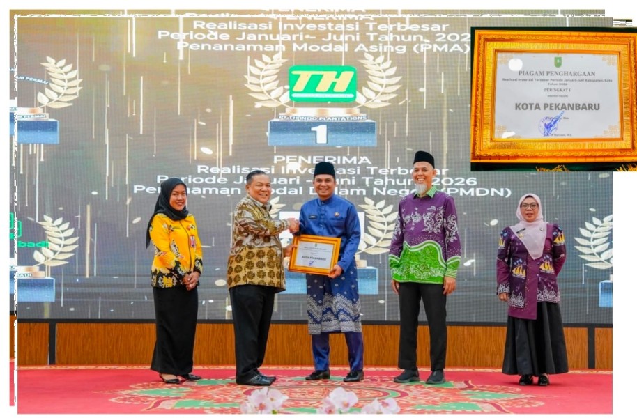 Lampaui Target, Pekanbaru Jadi Juara Investasi Riau 2026