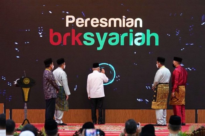 Diresmikan Wapres RI, Bank Riau Kepri Sah Jadi BRK Syariah
