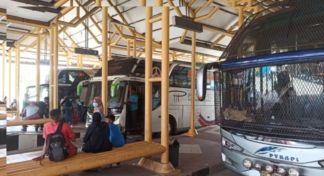 Jelang Lebaran, Penumpang di Terminal BRPS Pekanbaru Mulai Meningkat