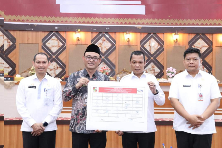 Tingkatkan Kualitas SPIP, PJ Walikota Pekanbaru Bersama Kepala OPD Lakukan Penandatanganan