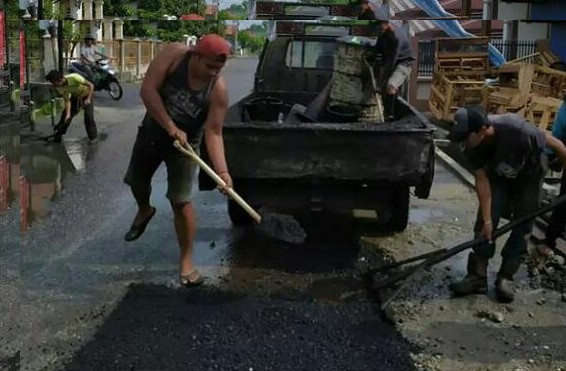 Tahun Ini Dinas PUPR Pekanbaru Akan Tambal Sulam 200 Titik Ruas Jalan Rusak