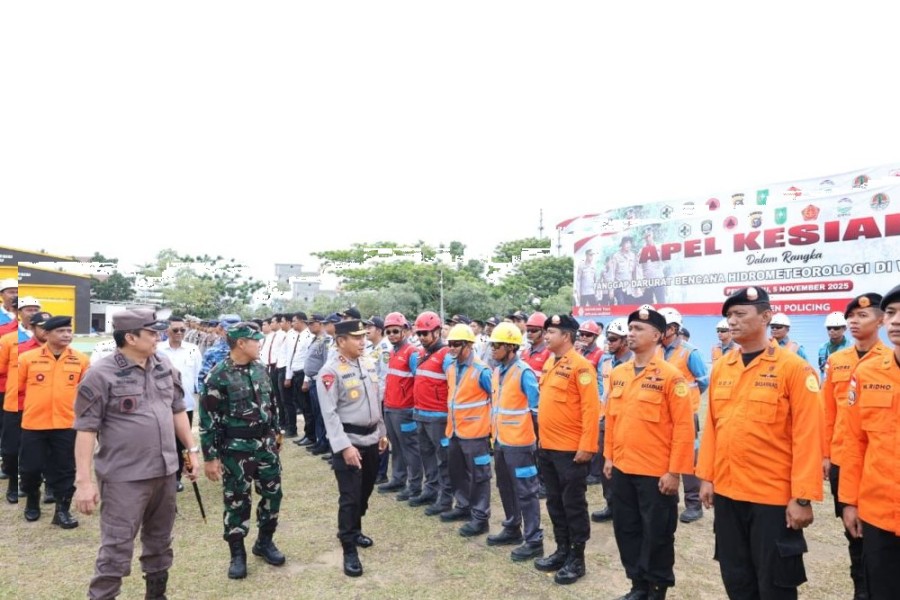 Polda Riau Gelar Apel Siaga Bencana Hidrometeorologi
