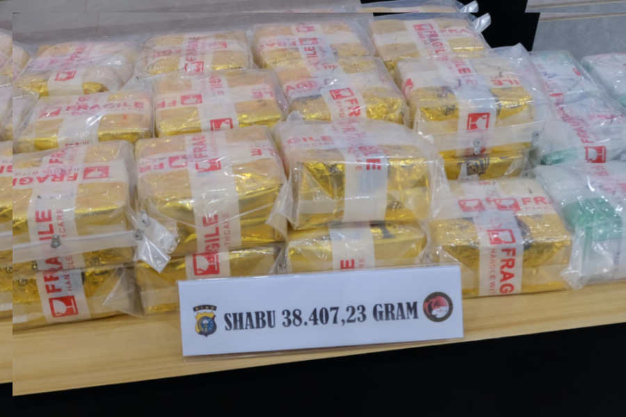 Polres Bengkalis Sikat Sindikat Narkoba Rp30 Miliar, 19 Kg Sabu Gagal Edar