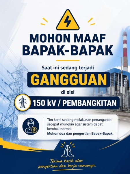 Listrik Padam Serentak di Sumatera, Bagansiapiapi Ikut Lumpuh