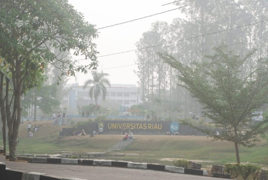 Dampak Karhutla, Unri Terapkan Kuliah Daring Selama Tiga Hari
