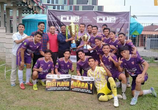 Penutupan Turnamen Sepakbola Marpoyan Damai Cup 2022, Dispora Ajak Pemuda Terlibat Kegiatan Positif