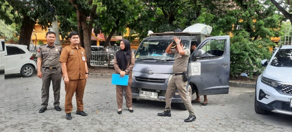DLHK Pekanbaru Kembali Amankan Angkutan Mandiri Ilegal