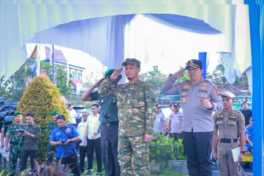 Wako Pekanbaru Pimpin Apel Kesiapan Pasukan Mencegah Karlahut