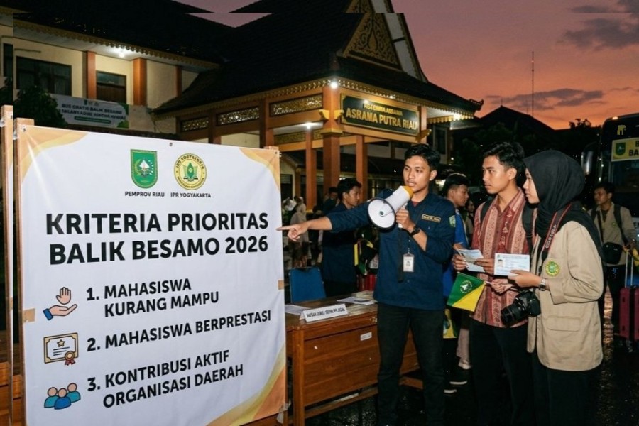 Balek Besamo 2026 Dibuka, Ini Syarat dan Kuota Mudik Gratis Mahasiswa Riau