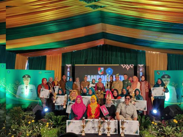 Tampilkan Yang Terbaik, Jambore PKK Tingkat Kecamatan Bukit Raya Tuai Pujian