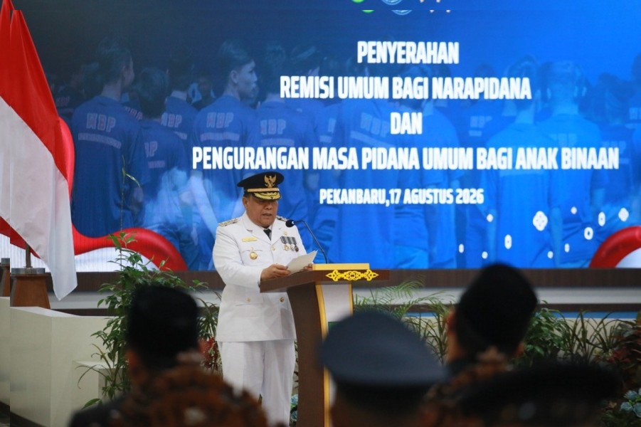 HUT ke-81 RI, 10.987 Warga Binaan di Riau Terima Remisi