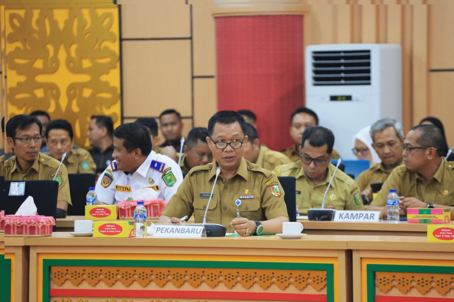 Rapat RTRW Provinsi Riau, Pemko Pekanbaru Sampaikan Sejumlah Usulan