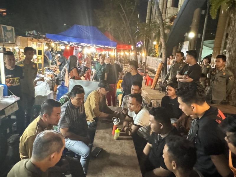 Pj Wako Pastikan Kuliner Malam Jalan Cut Nyak Dien Kondusif