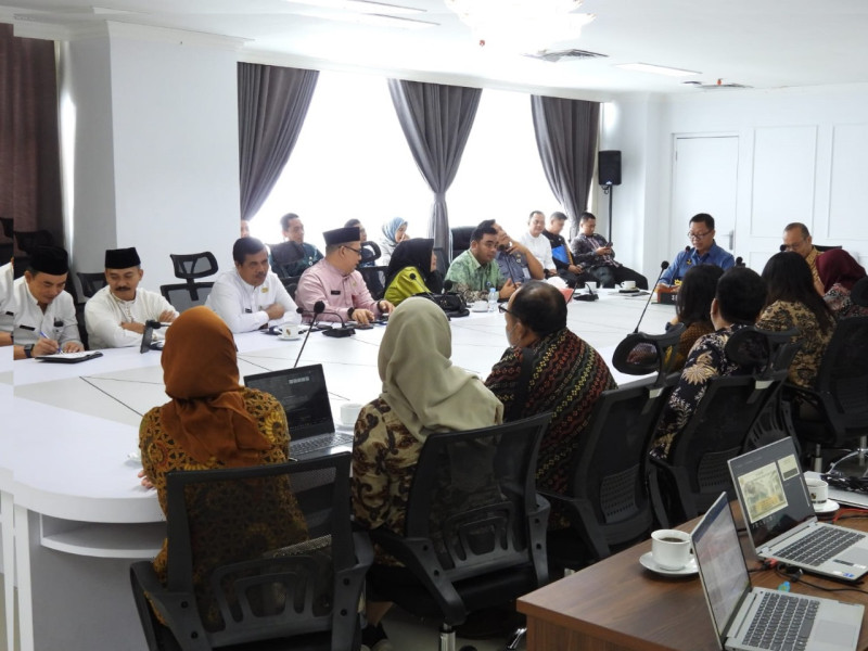 Kepala BPKAD Ikuti Exit Meeting BPK atas Pengadaan Barang dan Jasa Yang Dipimpin Sekdako Pekanbaru