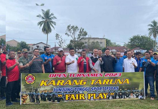Ajang Asah Kemampuan, Pj Walikota Buka Open Turnamen 2023 Karang Taruna Kota Pekanbaru
