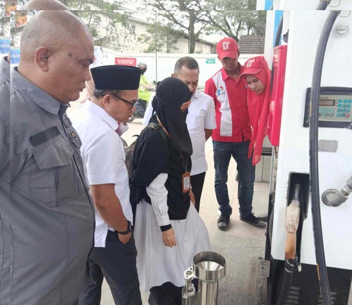 Disperindag Pekanbaru Imbau Pengelola SPBU Patuhi Aturan Pengisian BBM