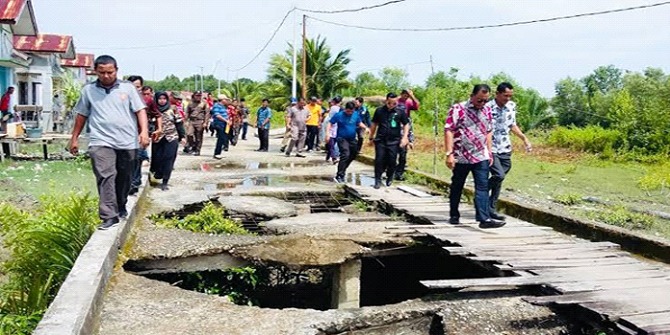 Masyarakat Rohil Senang, Jembatan Sinaboi Segera Dibangun