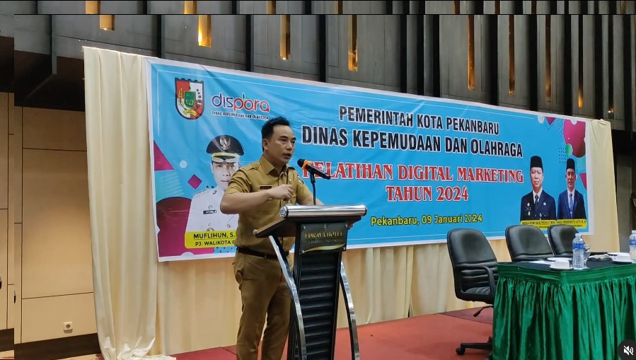 Dispora Pekanbaru Gelar Pelatihan Digital Marketing