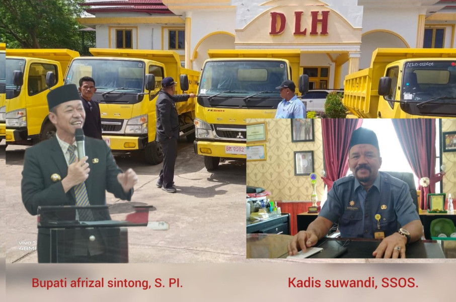 Atasi Persoalan Sampah, Bupati Rohil Tambahan 5 Unit Dump Truck