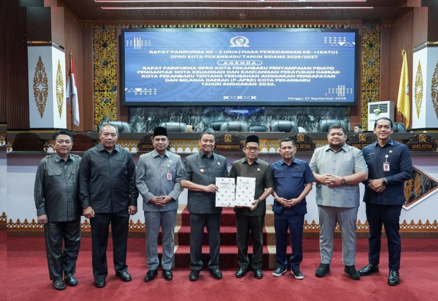 Pemko Pekanbaru Ajukan APBD-P Rp3,25 Triliun, Ini Prioritasnya !