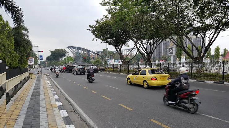 Jalan Sudirman Pekanbaru Ditetapkan sebagai Jalur Tertib Peraturan Daerah