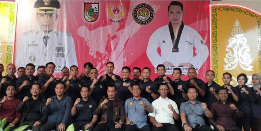 Bertekad Menjadikan Kota Pekanbaru Sebagai Barometer Taekwondo Riau, Ketua TI Berkoordinasi Dengan Kadispora