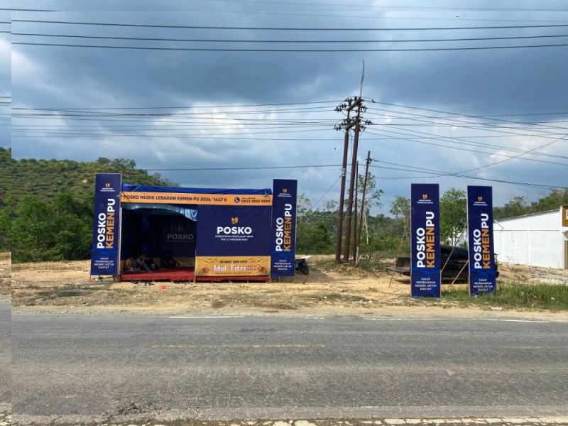 Mudik Lebaran 2026, BPJN Riau Dirikan 14 Posko di Jalur Lintas Provinsi