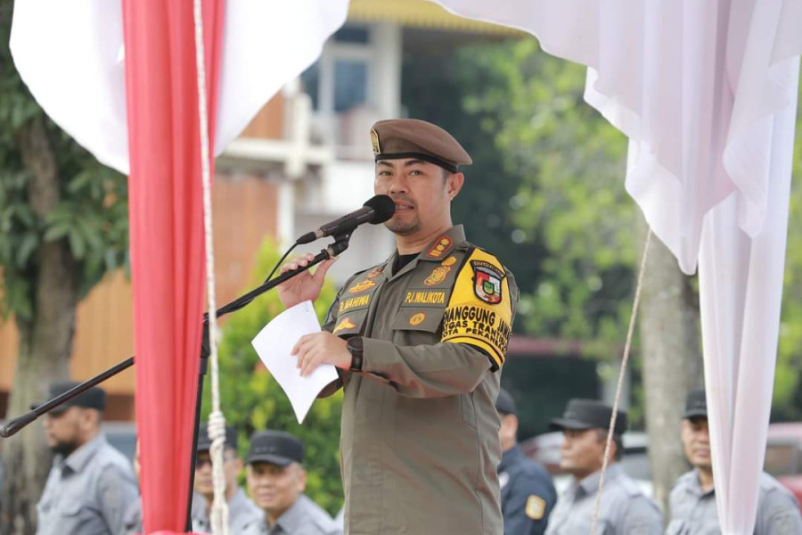 Pj Walikota Pekanbaru Pimpin Apel Satpol PP, Ini Pesan Pentingnya!