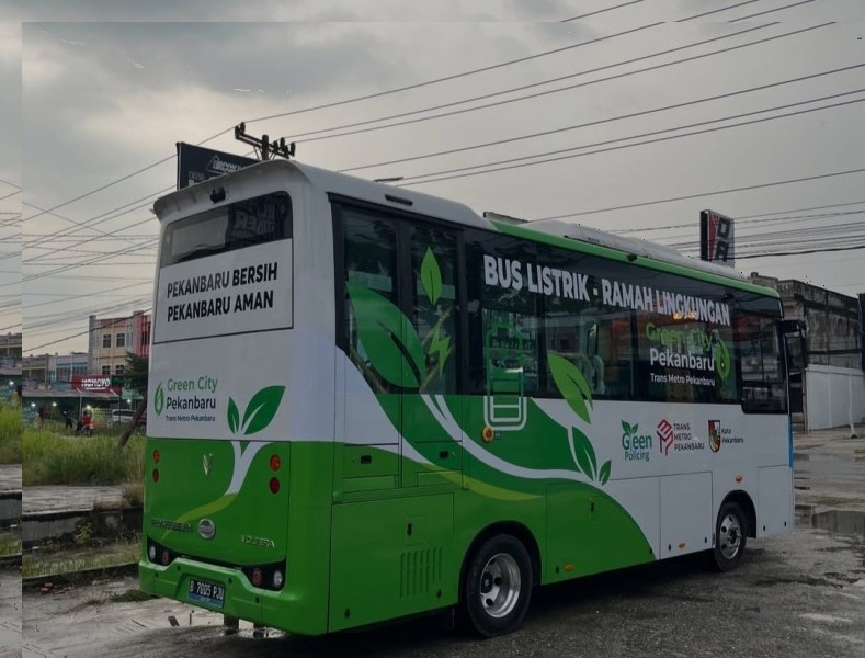 Menuju Transportasi Hijau, Pemko Pekanbaru Siapkan Uji Coba Bus Listrik
