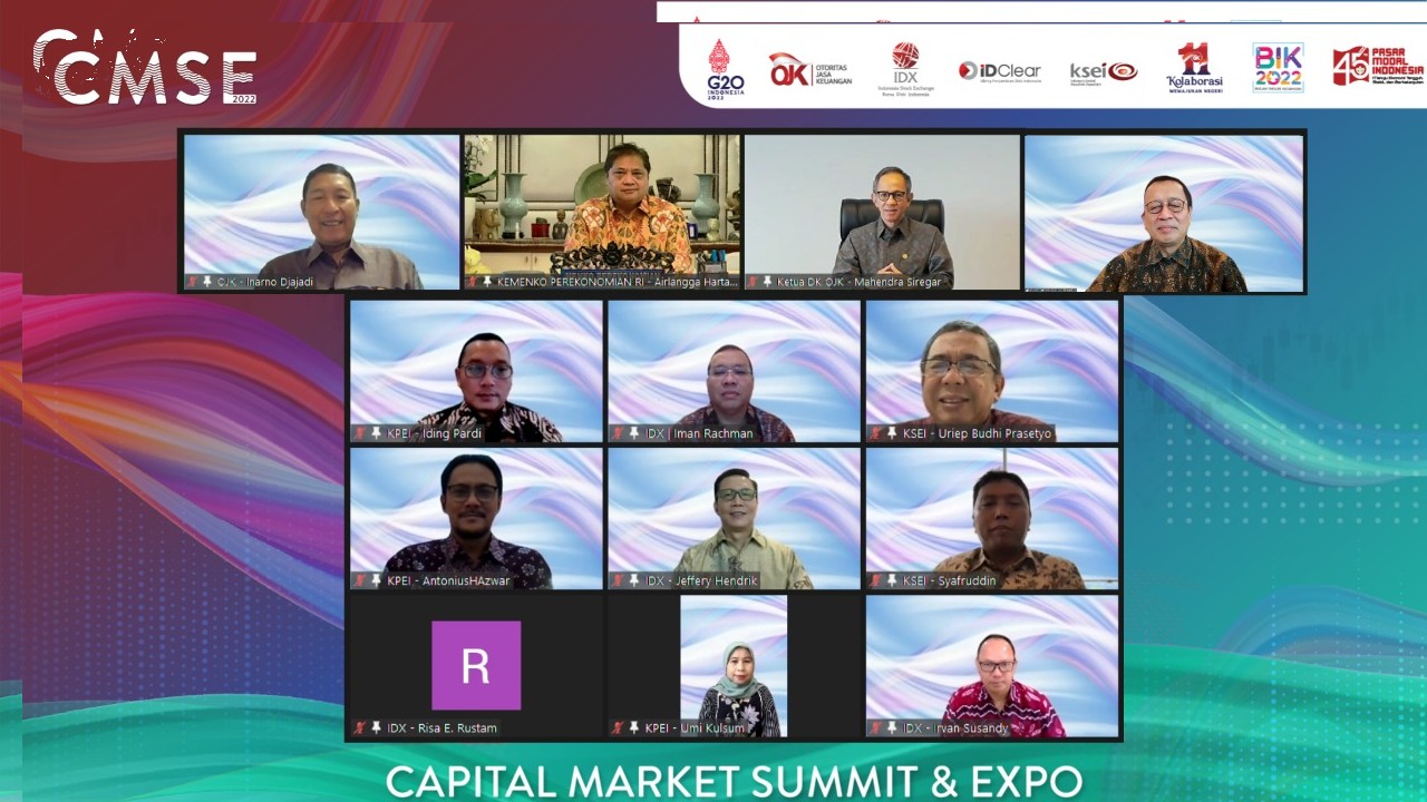 Menuju Ekonomi Kuat Berkelanjutan, CMSE 2022 Torehkan Pencapaian Baru Dan Tumbuhkan Optimisme Bagi Pelaku Pasar Modal
