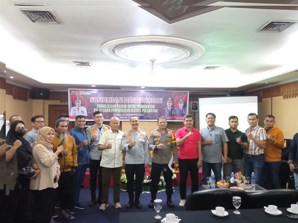Gunakan Non Tunai, Pengelolaan Parkir di Pekanbaru Jadi Referensi Nasional
