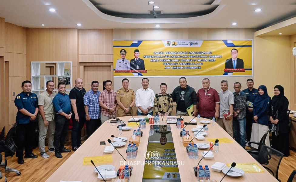 Kadis PUPR Pekanbaru Paparkan Ranperwako Pengelolaan Air Limbah Domestik