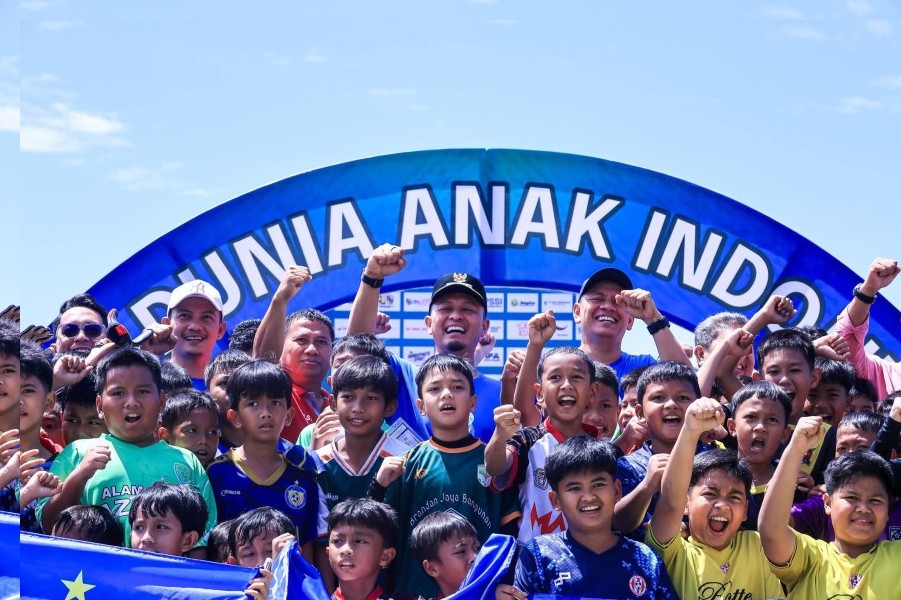 Walikota Agung Buka Regional Riau Piala Dunia Anak Indonesia, 52 Tim Ikut Bertarung