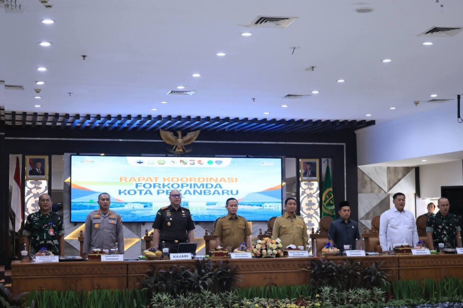 Pimpin Rapat Forkopimda, Wako Agung Bahas Keamanan dan Isu Strategis Kota