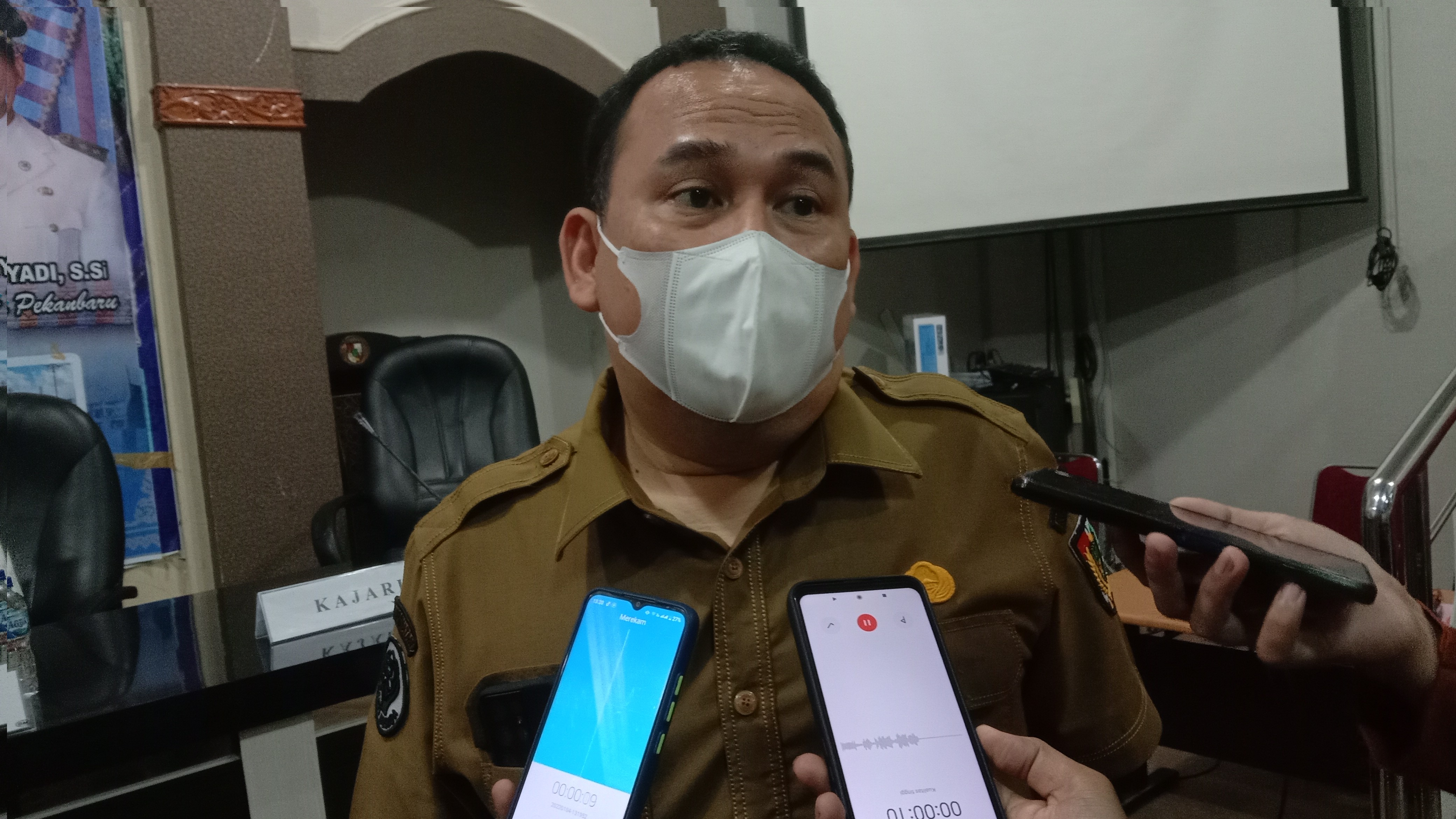 Posko Vaksinasi Booster di SSK II Pekanbaru Dikelola KKP, Kadiskes Sebut Ini!