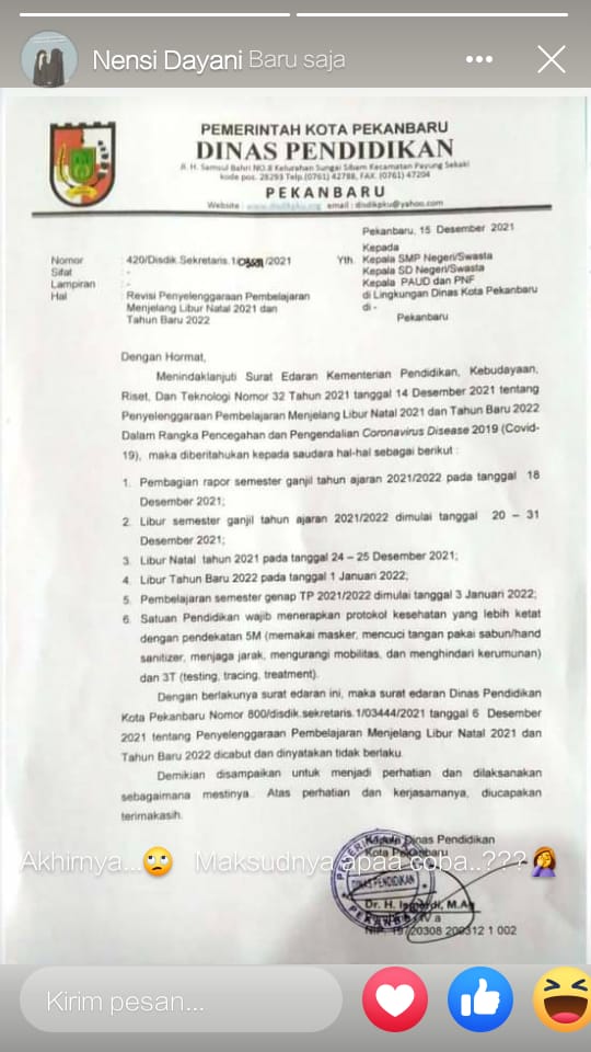 Perubahan Kebijakan Mendikbudristek, Pekan Depan Libur Sekolah Dimulai